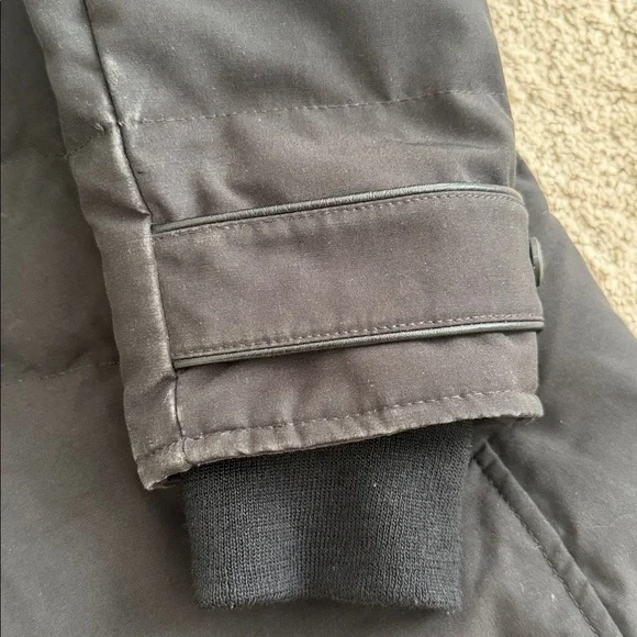 Canada Goose Lorette Parka Black Woman’s Size Small Hood Pockets - Picture 6 of 14